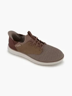 Light Brown Sneaker Swift Fit - Hands Free Memory Foam