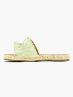 Light Green Slipper Ruffles
