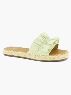 Light Green Slipper Ruffles