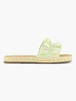 Light Green Slipper Ruffles