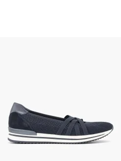 Navy Blue Comfort Slip-On