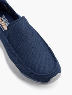 Navy Blue Memory Foam Slip-On