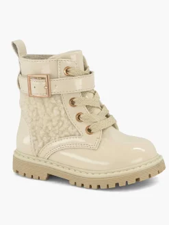 Off White Lace Boot Teddy