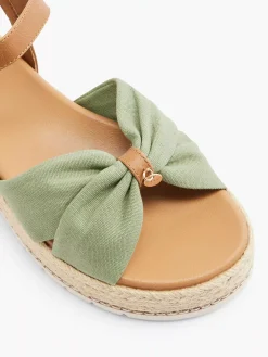 Olive Platform Sandal