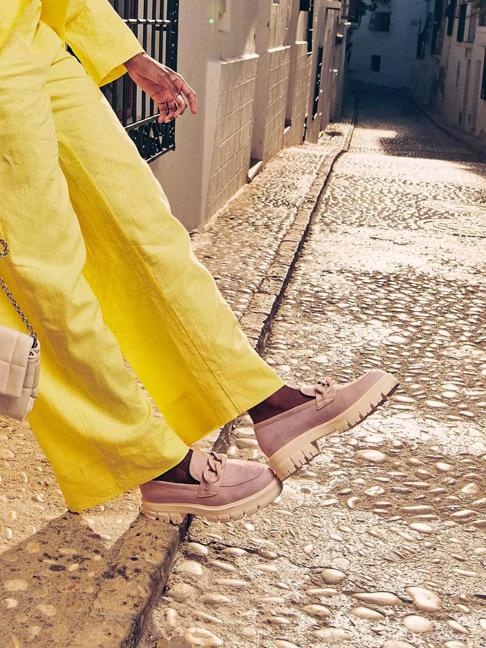 Pink Chunky Loafer Decorative Necklace