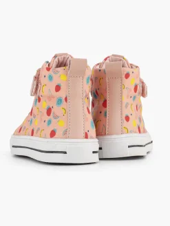 Pink High Canvas Sneaker Fruit