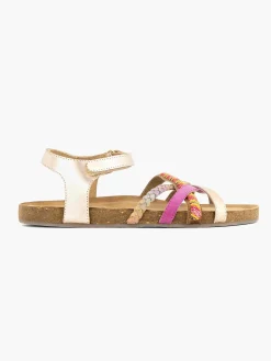 Pink Leather Sandal Beads