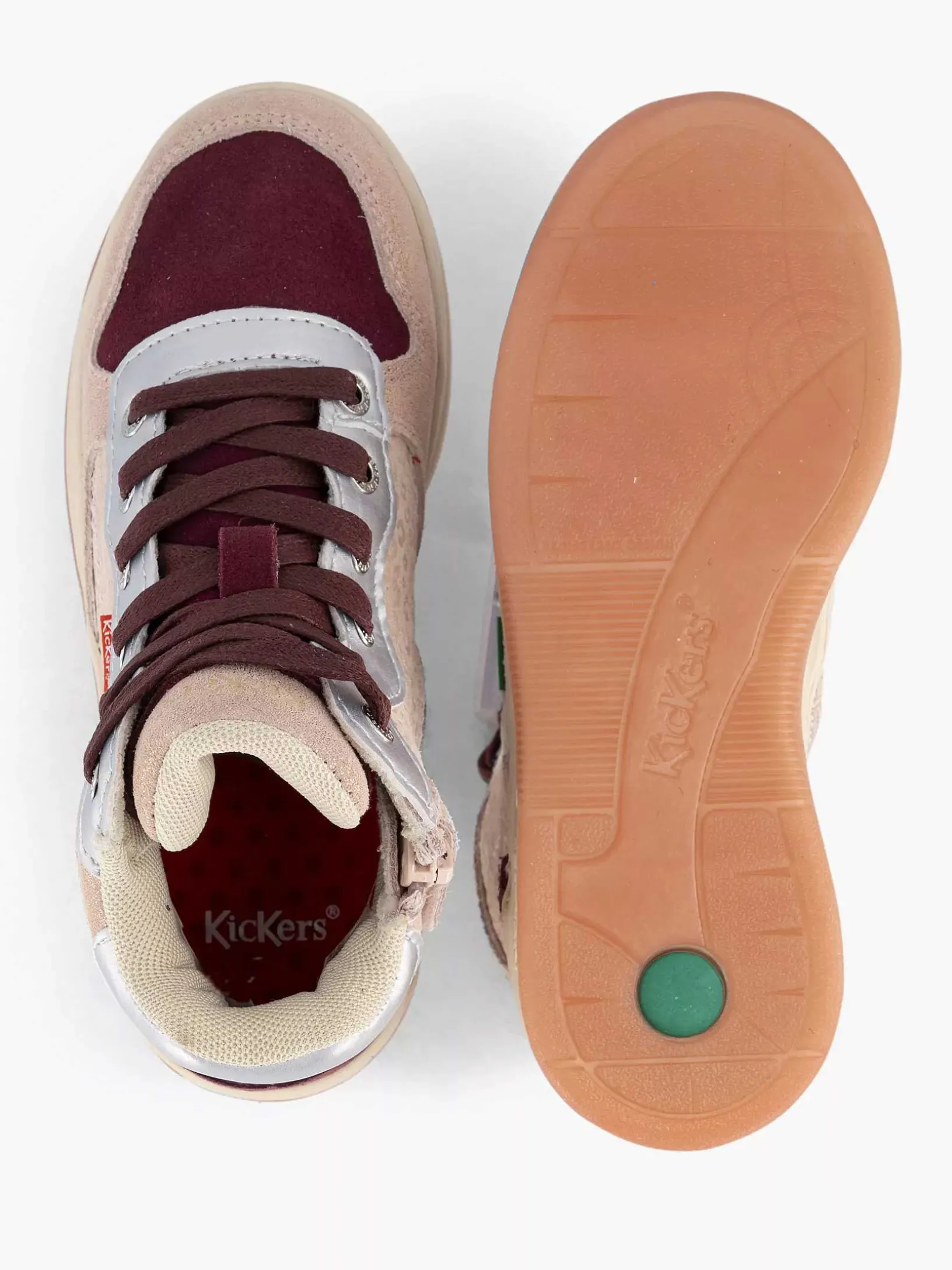 Pink Leather Sneaker