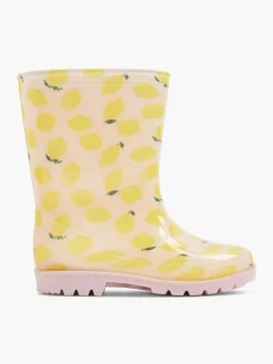 Pink Lemon Rain Boot