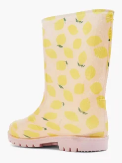Pink Lemon Rain Boot