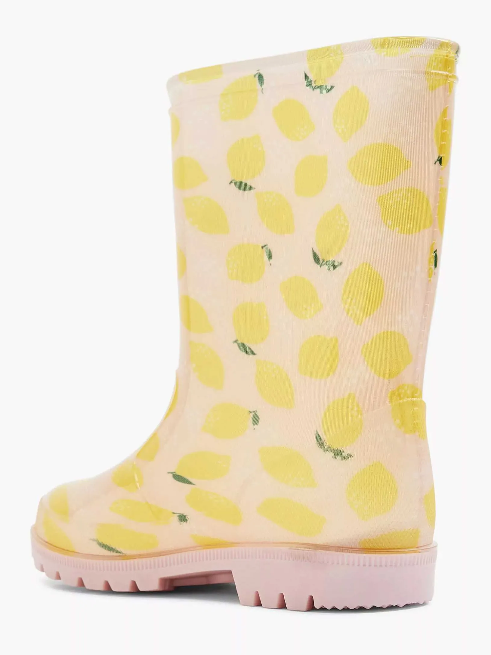 Pink Lemon Rain Boot