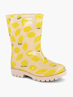 Pink Lemon Rain Boot