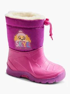 Pink Paw Patrol Lined Rain Boot