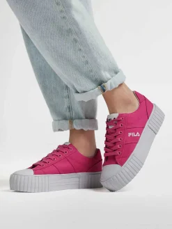 Pink Platform Canvas Sneaker
