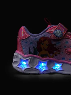 Pink Sneaker With Mermaid Lights
