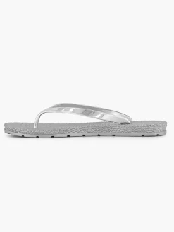 Silver Flip-Flops