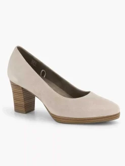 Taupe Beige Comfort Pump
