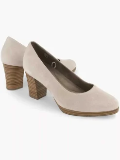 Taupe Beige Comfort Pump