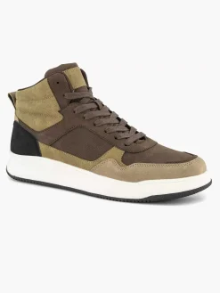 Taupe High Sneaker