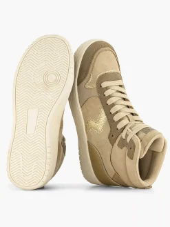 Taupe High Sneaker