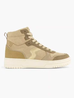 Taupe High Sneaker