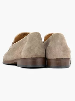 Taupe Suede Slip-On