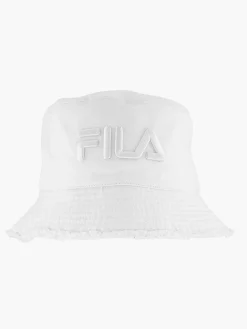 White Fila Bucket Hat Mit