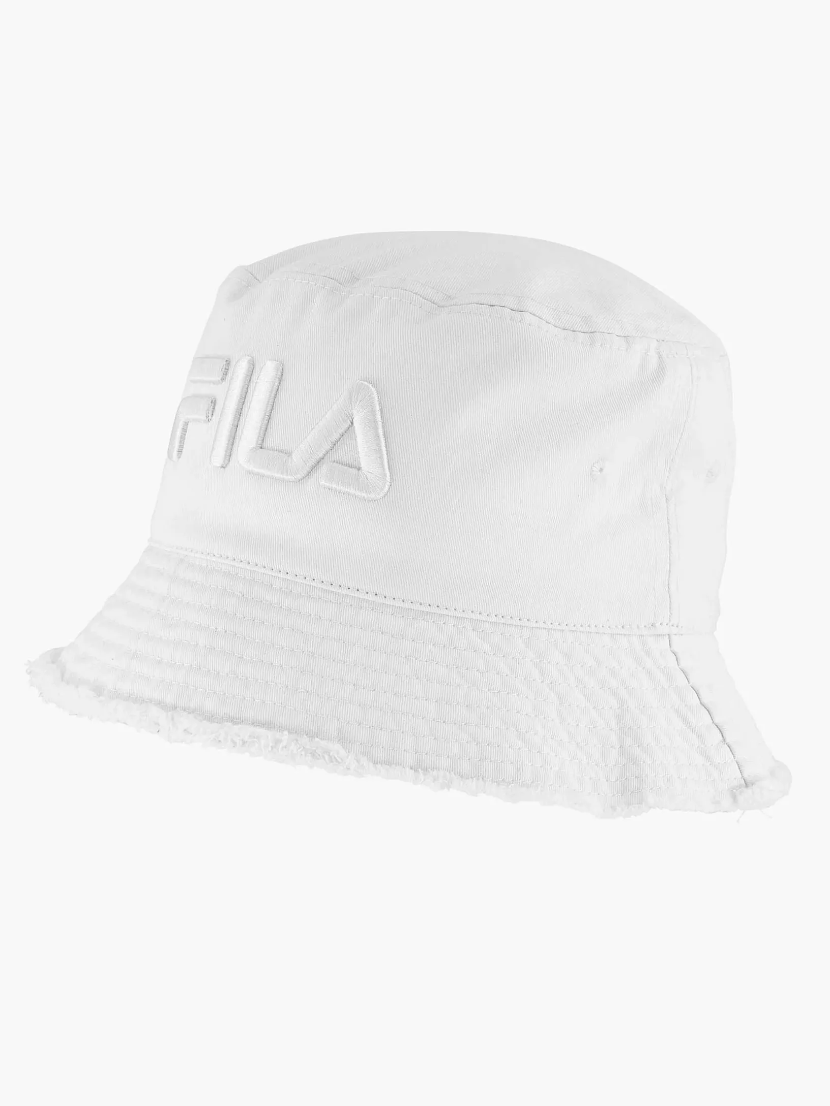 White Fila Bucket Hat Mit