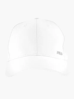 White Fila Metal Charm Cap