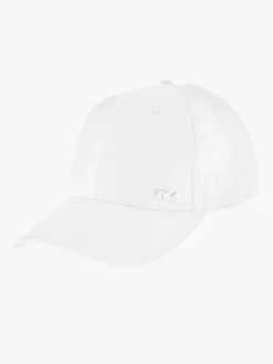 White Fila Metal Charm Cap