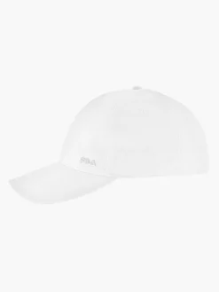 White Fila Metal Charm Cap