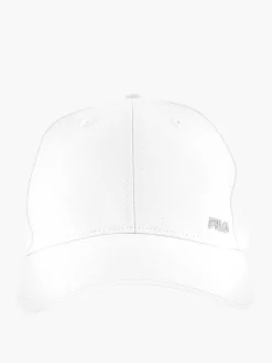 White Fila Metal Charm Cap