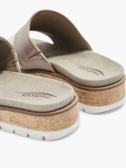 White Leather Comfort Slipper