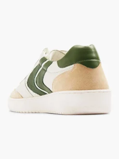 White Leather Retro Sneaker