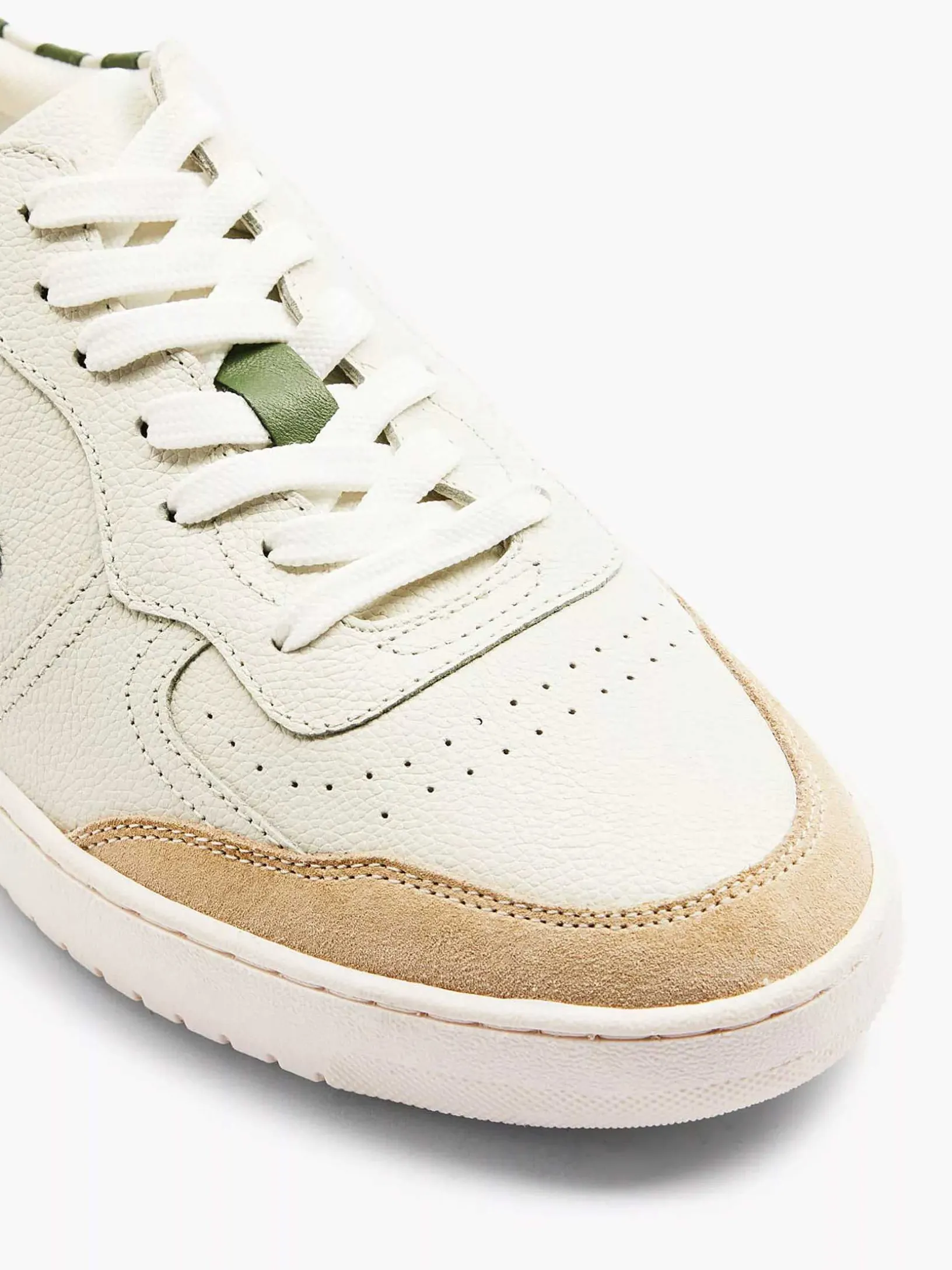 White Leather Retro Sneaker