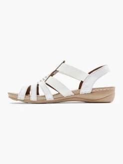 White Leather Sandal