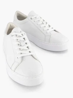 White Leather Sneaker