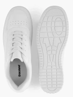 White Platform Sneaker