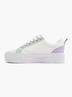 White Platform Sneaker