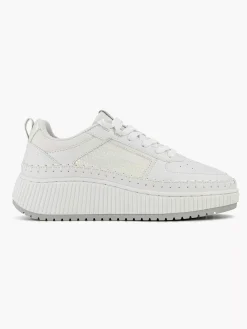 White Platform Sneaker