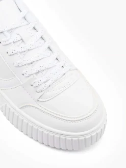 White Platform Sneaker