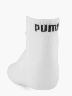 White Puma Quarter Plain 3 Pack 43-46