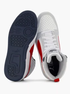 White Puma Rebound V6 Mid Jr