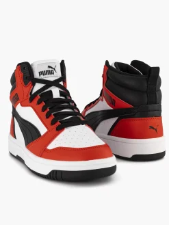 White Puma Rebound V6 Mid Jr