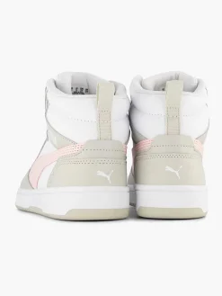 White Puma Rebound V6 Mid Jr