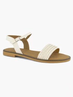 White Sandal Braided