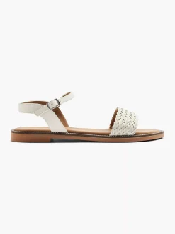 White Sandal Braided