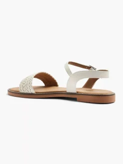 White Sandal Braided