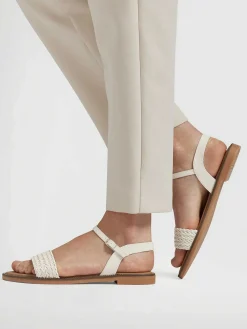 White Sandal Braided