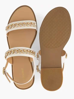 White Sandal Decorative Necklace